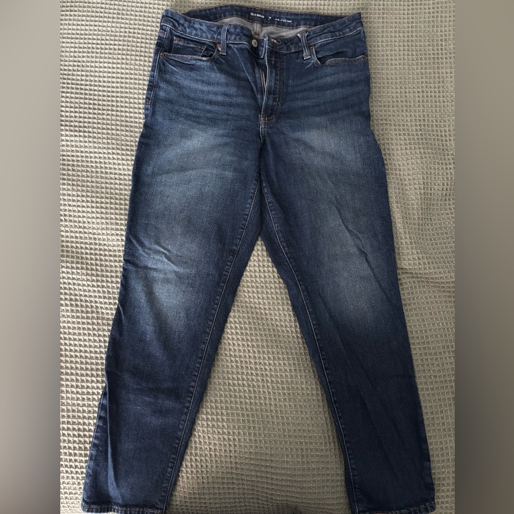 Old Navy OG straight jeans, size 14 tall